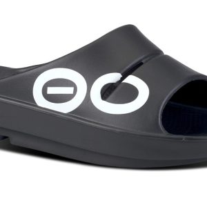 Women's OOahh Sport Slide Sandal - Black White